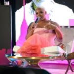 Claire Sulmers Instagram - “It was all a dream. Turning your dreams into creative currency.” During #artbasel , I had the pleasure of hitting the stage at #EarnYourMasters and sit alongside amazing creatives and business women @clairesulmers @torinichel @inspirebytyler and @jackhoward_gems to chat financial literacy and creative currency. School doesn’t always teach us the practical tools we need to succeed as entrepreneurs! Thank you @UnitedMasters @Ally and @EarnYourLeisure, for creating a space where we can learn from and empower each other💣 See some of my #financetips on my @tiktok @clairesulmers !! Dress: @houseofcb . To have me wear your brand or speak at your next event, e-mail book@clairesulmers.com. 📸 @pur51photography #clairesulmers #thebomblife #artbasel #earnyourleisure #ally #houseofcb #miamiartbasel