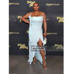 Claire Sulmers Instagram - Standing on business all 2024🗣️ Drop a 💣 if you are, too! I kicked off #grammyweekend festivities at an @amazonmusic event wearing a @revolve x @shop.afrm dress and @aminamuaddiofficial sandals✨ Shop my look at the link in bio and stay tuned for more #thebomblife moments from #grammyweek ! 📸 @amazon / Getty Thank you @purplephy27 dredog1911 for having me✨ #mint #grammys #revolve #aminamuaddi #thebomblife #clairesulmers Los Angeles, California