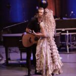 Clare Bowen Instagram - ❤️NASHVILLE❤️ See you TONIGHT at @anzieblue! 🥰 We’re so honoured to get to be a part of @americanafest, and play a showcase before we head out with the #NashvilleReunionTour! (Here we are being gross behind the scenes in rehearsal.. 🫠💕✨) See you tonight! Ticket link in bio. ♥️ 📷 @timothyjamesbowen 👗 @magnoliapearlclothing #nashville #anzieblue #opry #rehearsal #americana #americanafest #duo #love #kiss #magnoliapearl #lovers #nashvillecmt #nashvilleabc #bowenyoung #clarebowen #brandonrobertyoung #reunion #livemusic #showcase Grand Ole Opry