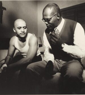 Clifton Collins Jr. Instagram - When a #BadMotherFucker ‘s Born day falls on a #ThrowbackThursday ! Big ol #HappyBirthday to this one of a kind, @samuelljackson love ya #Fam ! #MrCool #Ragtime #187 #BMF #Birds #gratitude #GOAT #legend  #mentors
