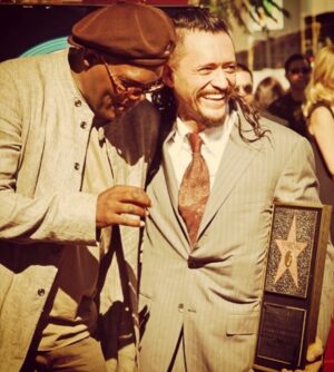 Clifton Collins Jr. Instagram - When a #BadMotherFucker ‘s Born day falls on a #ThrowbackThursday ! Big ol #HappyBirthday to this one of a kind, @samuelljackson love ya #Fam ! #MrCool #Ragtime #187 #BMF #Birds #gratitude #GOAT #legend  #mentors