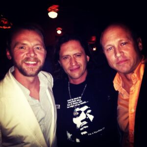 Clifton Collins Jr. Instagram - Big ol belated #HappyBirthday to this comedic legend ! It’s because of @realmikejudge I was able to sneak off n direct/DP #ChickenFried for @zacbrownband , forever grateful … all the good times , laughs and creative game shared ! Time flys , and thank u apple for shooting me all these pics !?! Wierd/not wierd 🙌 @davestruestories @slash @cheechmarin @misterctoons @emilyosment @johnnyknoxville @simonpegg