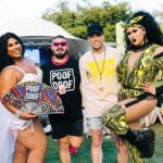 Coco Jumbo Instagram - @wine_machine with a couple of my favs from the @poofdoof crew!! 🌈✨💜