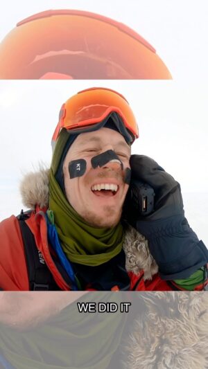 Colin O'Brady Instagram - FINISH LINE of The Impossible First - 4 years ago today!  Longest Christmas Day of my life, and the culmination of a journey that changed me forever and that I will never forget.  It cracked me open and inspired so much to shift within me. 

World First // solo, unsupported and human powered crossing of Antarctica

Anything is possible!  #BePossible #Impossiblefirst #solocrossing #antarctica #impossibleisnothing