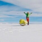 Colin O'Brady Instagram - FLASHBACK: On Christmas Day 2018, Colin set off to cover the last 77 miles of his 1000-mile world-first solo, unsupported, human-powered crossing of the landmass of Antarctica. He did a 33-hour push locked into a flow state and finishing off the 54-day journey to complete the Impossible First.