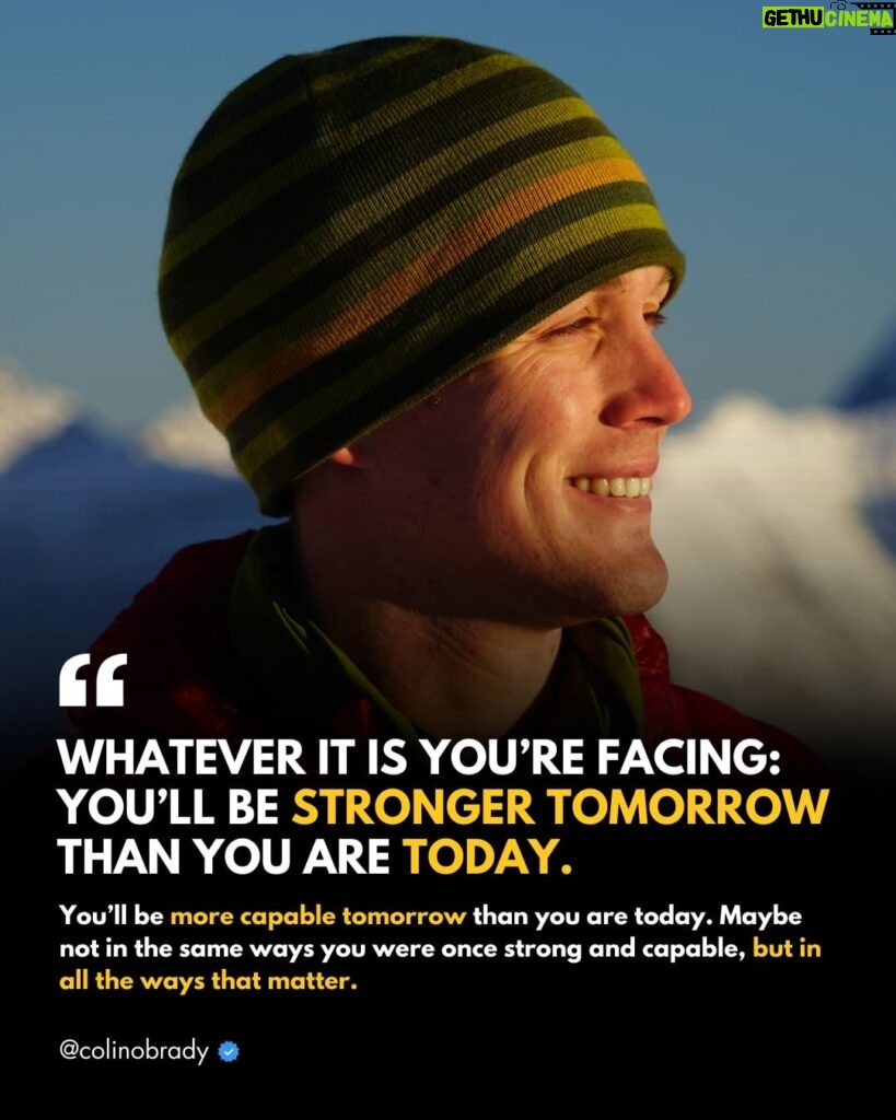 Colin O'Brady Instagram - In 2008, I was in Thailand and it was supposed to be the post-college trip of a lifetime. But on that trip, I was severely burned – and told that I would never walk again. So I set a goal. I told myself that I would race a triathlon. Not only did I end up racing in the Chicago triathlon – I won it. The story of my burn injury is a lesson in the power of incremental goal setting, but it’s also a lesson in perseverance, grit, and positive thinking – all of which are crucial components of a Possible Mindset. I’m no different from you. If I can take steps, so can you. We all can shift our mindset toward the positive and imagine a brighter future. Go ahead and reach. Push forward. Build yourself back.