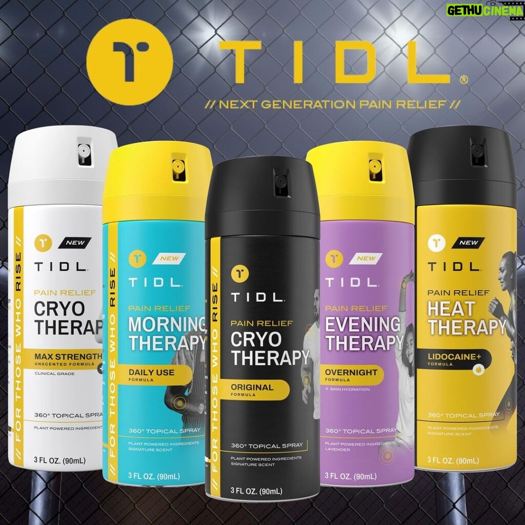 Conor McGregor Instagram - Exciting news! 🌟 This April, experience the future of pain relief with our new TIDL sprays, launching exclusively on @Amazon. Get ready to break free from pain and embrace limitless possibilities! #NoPain #NoLimits 💪 @tidlsport