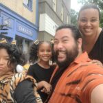Cooper Andrews Instagram - We came for the candy and swinging apples, but stayed for the petting zoo. #IFinallyGotToWearSneakersInTheApocalypse