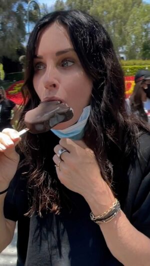 Courteney Cox Instagram - Ate my way through Disneyland.