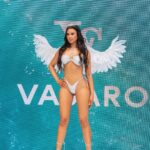 Courtney Boerner Instagram - It did not hurt when I fell from heaven👼🏽 Thank you @vasarostyle for letting me close the first show of @ny.swimweek 🤍 thank you @evitascoccia for coordinating such a fun event. The blood, sweat and tears are beautiful✨ #newyorkswimweek #angel #newyorkcity New York City <3