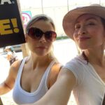 Courtney Ford Instagram – Union Strong 💪🏼*
#SAGAFTRA
#strike 

*mist sprayer was not strong
it broke in the first 6 minutes🤦🏻‍♀️ Warner Bros Studios