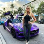 Courtney Hansen Instagram – Supercars meet American classics on an episode of Ride Of Your Life season 2 💜💥