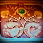 Crispin Glover Instagram - Outside the door of the rooms in the wing of the previous photographs is a fresco above the entry door. Zamek Konarovice Czech Republic