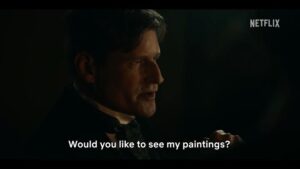 Crispin Glover Instagram - It was a pure pleasure playing Pickman in “Pickman’s Model” based on the story by 
HP Lovecraft 
and working with 
@benbarnes 
@oriana_katya
@keiththomasofficial
@realgdt
and the entire production of
Guillermo del Toro’s Cabinet of Curiosities 
Available on Netflix October 25th
Thank you! 
Crispin