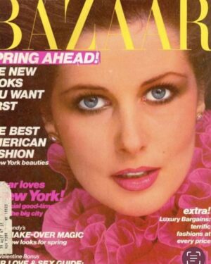 Cristina Ferrare Instagram - “Just when I thought I was out they pull me back in”! It was great fun being back in front of the camera! Cover @harpersbazaar back in the 70’s!!! Scroll to see new photo. Photography @itstroyjensen Makeup & hair @itstroyjensen Blouse @dolcegabbana #model #supermodels_90s_80s #beauty #instagood #instafashion #picoftheday
