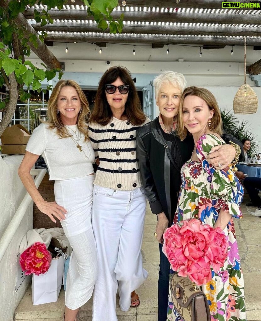 Cristina Ferrare Instagram - Celebrating a birthday for my dear friend @lisabreckenridge with @dorothy_lucey and @carlota_espinosa11 at @tavernatony Lisa is an extraordinary woman that I deeply admire, appreciate, and love! It was wonderful to celebrate you Lisa! ❤️ #womenover50 We rock!!!! #friends #girlfriends #celebrate #love