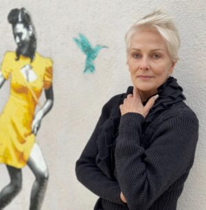 Cristina Ferrare Instagram - In order to be my authentic self I must embrace reality! Im 73, my hair is white, (a gentler way to say gray), and it takes me a while to get out of bed in the morning as Tony listens to my symphony of sounds and cracks!!! That is the main reason that I HAVE to stretch, lift weights, my attempt at Yoga, power walk 4 days a week and make healthy food choices! @itstroyjensen an extraordinary photographer that I worked with, gently suggested to  me to stop coloring my hair and be who you are! These two photos are me plain and simple, no makeup, no color in my hair! As a matter of fact this photo was taken behind the salon where my hairdresser and friend @craiggangi took this photo after he cut and styled my hair. I’ve embraced and accepted that at this age I’m comfortable in my own skin. I’m getting back in the game! #models #modelsover60 #covergirl #photogram #photography #instagood #modeling #model #fordmodels