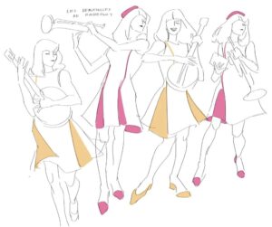 Curie Lu Instagram - Les desmoiselles de rochefort figures