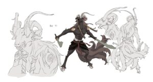 Curie Lu Instagram - Yaoguai modelsheet