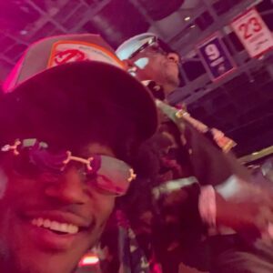 D.C. Young Fly Instagram - @atlhawks need to gone head and give me and BOOSIE permanent seats no kap #FandForLife goood game tho !!!!! And @mikalbridges played a hell of game preciate the jersey my boy 💪🏾💪🏾