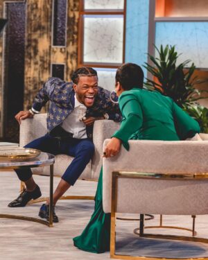 D.C. Young Fly Instagram - Stand Tall through it all 💪🏾💪🏾 @tamronhallshow was deep but genuine love 💪🏾 #GODIsTheGreatest #FaithOverAll