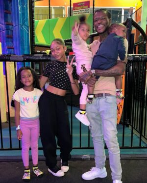 D.C. Young Fly Instagram - My baby girl turned 7 today 😢🤎🤎 and she got to see her favorite person @thatgirllaylay 💪🏾💪🏾 she was like can I have her number 😂🤦🏽‍♂️ 😂😂