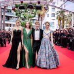 Déborah François Instagram - Mouton Noir sur le tapis rouge du @festivaldecannes 💕 Un moment fort que j’ai adoré partager avec mes fantastiques actrices et acteur @vanillelehmann @ludmillamakowski @jeremygillet Immense merci @artistesadami @dacp_films @pictanovo @le_cnc @sacem @bienoubienprod @umediaproduction @francetelevisions 👗 @julienfournie Style @gayanee_pierre 💎 @korloffparisofficial 💁‍♀️💄 @franckprovostparis 📸 Thomas Bartel - Adami Festival de Cannes