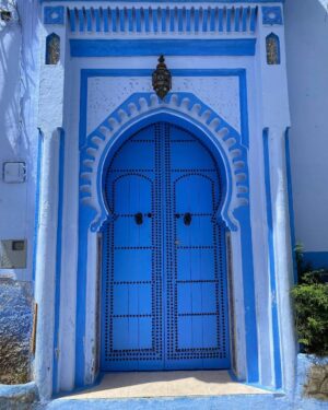 Déborah François Instagram - #chaouen la bleue, sans filtre mais avec @gayanee_pierre et Fanny À-M. 💙🇲🇦