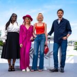 Déborah François Instagram - 1) Photocall cannois haut en couleur avec mes acteurs ✨ @vanillelehmann @jeremygillet @ludmillamakowski 2)Mes collègues Realisateur.trices 🎥 @aissamaiga @raphaelpersonnaz @pascalearbillot 3)Toute la promo @artistesadami 2022 comedien.nes//réal//compositeur.trice 🥳 👚👒 @liinasteinofficial Styled by @gayanee_pierre 💇‍♀️💄 @franckprovostparis 📸 Thomas Bartel - Adami Festival de Cannes