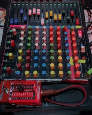 Dan Deacon Instagram - Playing one of my favorite venues in world tonight, @thefillmore in San Francisco. Beautiful poster for the show made by @katie_benn_ 

Also this is my stage setup for these shows. 

Thanks to everyone who came out last night! Ill post more about that tomorrow! ❤️♾⚡️