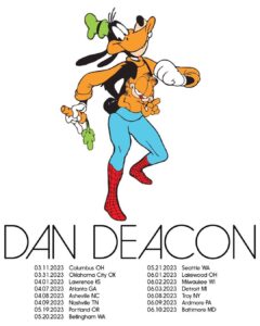 Dan Deacon Instagram - Hi! I’m here to announce my shows between now and June! Really excited to get back on the road and get to some places I haven’t been in ages or have never played before. Tickets go on sale tomorrow at 10 am local time.
