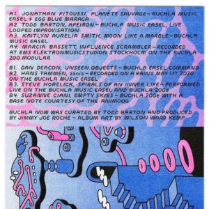 Dan Deacon Instagram - I have a new piece of music on a limited edition cassette compilation of all music made with Buchla Synthesizers: Buchla Now! Buchla Now features music from Marcia Bassett, Suzanne Ciani, Dan Deacon, Jonathan Fitoussi, Steve Horelick, Kaitlyn Aurelia Smith, Hans Tammen, and compilation curator Todd Barton. The tape is limited to 300 copies and comes with a DL code as well. (Link in bio)

The release also celebrates the 5th year and 20th release of the cassette label Ultraviolet Light, which my dear friend Jimmy Joe Roche runs.

I composed and performed my piece ‘Unseen Objects’ using the newly released Buchla Easel Command, which is the synth in the first photo here. It was really fun to build and patch all the drums from scratch and then explore the other voices as well. 

It’s a great comp and I’m really happy to be apart of it. Thanks Todd and Jimmy for having me be apart of this collection of amazing musicians on amazing synthesizers! 

#easelcommand #buchla #buchlamusiceasel
@buchlausa @synthtodd @jimmyjoeroche @kaitlynaurelia @sevwave @jonathanfitoussi_ @hanstammen @lilyruskroda @stevehmusic
