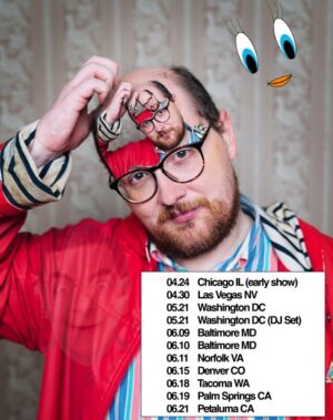 Dan Deacon Instagram - Hi! Here's a list of my current spring performances. Tickets are on sale now, link in bio to my website for ticket lnks:

🌕4.24: Chicago: City Winery (early show)
🌖4.30: Las Vegas: AREA 15
🌗5.21: DC: Hirshhorn Museum
🌘5.21:DC: Songbyrd (DJ Set, late)
🌑6.09: Baltimore: Ottobar
🌒6.10: Baltimore Ottobar (Sold Out)
🌓6.11: Norfolk VA: Toast
🌔6.15: Denver CO: Meow Wolf
🌕6.18: Tacoma: Alma Mater
🌖6.19: Palm Springs: Alibi
🌗6.21: Petaluma: Lagunitas Amphitheater