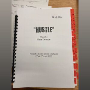 Dan Deacon Instagram - HUSTLE OST is out TODAY!!! You can stream it now! Link in bio! Very pumped on this score!

Major thanks you @jeremiah_zagar for bringing me on board and trusting me with the score to his film, @adamsandler for being a major role in shaping the musical vision, everyone at Netflix and Happy Madison for supporting all my insane ideas, all the amazing musicians I worked with @jer_hy @jdsjy @lcorchestra @rsnoofficial and so many others!

I’ll post more BTS and info in the days to come. Thanks so much everyone!