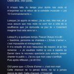 Daniel Lévi Instagram - Ces quelques mots écrits avec mon cœur pour répondre à vos questions au sujet de la nouvelle aventure des Dix commandements et vous dire aussi combien cet amour et cette fidélité envers mon mari me touche profondément. Humilité, partage et amour font partis des plus grandes qualités de Daniel Lévi alors continuons à faire de même…