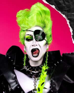 Daniel Wallace Instagram - 'Gonna rock out with my cock out'
Felt vampy and sexy but also powerful with a butch edge!🖤
Stream the Boulet Brothers’ Dragula Season 5 on Shudder and AMC+! New episodes every Monday Night
@bouletbrothersdragula @bouletbrothers @shudder @amcplus
Living my rockstar fantasy....(never thought i'd say that)couldn't have done it without the help of @florencias_wigs @punkmunkeee and @shopfairlyodd 💚
Pic snapped by the fabulous @faketrashstudio 💗