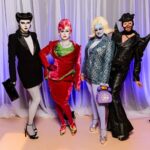 Daniel Wallace Instagram - Diva's night out @factory_international... but did we choose the blue pill or do we go go for the red?! I'm wearing @florencias_wigs and @lizziebiscuits obviously.Haven't a clue who anyone else is wearing.....but don't they look sensational? Snapped by fabulous @jodyhartley 💗 Factory International