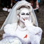 Daniel Wallace Instagram - Blushing(u =u) bride Snapped by @miriam_photographer_dj walking for @georgehousetrust @manchesterpride #uequalsu #undetectable #undetectableequalsuntransmittable #manchesterqueens #georgehousetrust #Manchesterpride Manchester, United Kingdom