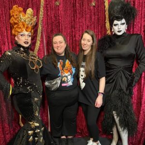 Daniel Wallace Instagram - Just about recovered from @rupaulsdragcon what a GORGEOUS time we had!💗
So fabulous to meet you all thankyou for swinging by booth B75 and keeping me and @liquorice_black company!🖤
Had an ace weekend sharing a booth with the monochrome mistress of Manchester herself and being neighbours with that sister wife of mine @cheddar_gorgeous (though it was so buuuusy all weekend this was literally the only time we all got a photo together!)💛
Massive thankyou to @melissacavz and @lourobs for being our booth buddies and helping us keep on top of everything!You are both superstars and we couldnt have done it without you!❤
Wearing @lizziebiscuits and @florencias_wigs (obvs)🐝
See you all next year?!
#familygorgeous #Dragula #manchesterqueens #DragCon #lovelytime