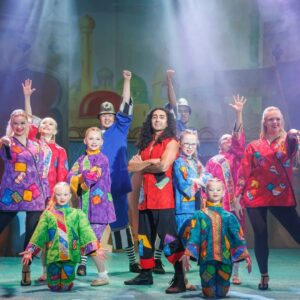 Daniel Wallace Instagram - Final panto photodump!
Don't think I'm over working with this fabulous bunch yet!What a magical time we had!Hoping our paths all cross again in Pantoland!💙
Joy working with @marinatheatre @phapanto pictures by @fourthwallphotographyuk 
#Aladdin #Pantomime #theatre #wellhavetodoitagainthenwontwe #lovelytime #nothinglikeadame