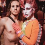 Daniel Wallace Instagram - Had such a blast at @homobloc at the weekend...just about recovered!🙈 Thankyou @alistopit for running such a tight ship and having me host in the garden room for @ydsaevents ❤ Here i am ready to party (after working and hosting the early shift)Wearing hair by @florencias_wigs💗 and outfit by @freakcouturemcr 🧡 with my favouritest human @shortforjacket 💞 Photo by the uber anazual @miriam_nightcapture 💥 Homobloc