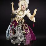 Daniel Wallace Instagram - And a full length because it completes the row and makes my insta look pretty (it also shows off the chandelier dress...yes you heard correctly i own a dress that is part chandelier!)Snapped by the fabulous @faketrashstudio @islingtonmill Wearing @lizziebiscuits with additional junk and niknaks collected over my many years and hair by @wigsbydaviddarby 💗 Islington Mill