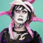 Daniel Wallace Instagram - A closer look at what lurks beneath....(and a visual representation of how i feel after this Halloween weekend)had an idea/concept during lockdown of a drowned lady/lost soul controlled by an octopus luring sailors to their deaths siren style.@el_samu.obj created a fabulous wearable animatronic headpiece which was painted up by @colette_fishlock and gown was created by @lizziebiscuits 👾 Snapped by the wonderful @faketrashstudio #seacreatures #octopus #Corpse #horror #Halloween #drag #Manchesterqueen #lovelytime Islington Mill