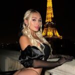 Daniella Chávez Instagram – Obsessed with the Parisian Vibe! 👩🏼‍🎨🥐 Paris, France