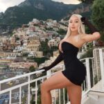 Daniella Chávez Instagram – Cuál es tu Fav? 🖤🍋🖤🍋 Positano, Amalfi Coast, Italy