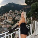 Daniella Chávez Instagram – Cuál es tu Fav? 🖤🍋🖤🍋 Positano, Amalfi Coast, Italy