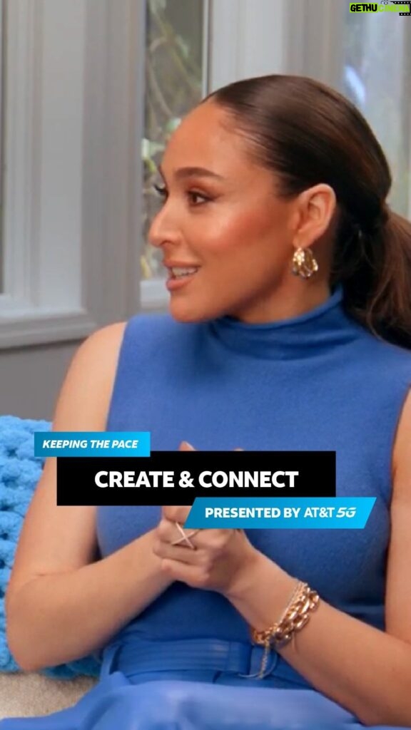 Danielle Robay Instagram - CREATE & CONNECT, presented by AT&T 5G. Q💡: What does the future of content look like over the next five years? A 💬: My predication— podcast legend @jordanharbinger sat down with me, @kazeem @directedbykels, and @tishaalyn to discuss it. I came away from our chat thinking that #ATT5G is going to accelerate connection + generate an innovation tidal wave for creatives. The best part? There is room for everyone. There’s never been a better time to create. #ATTInfluencer