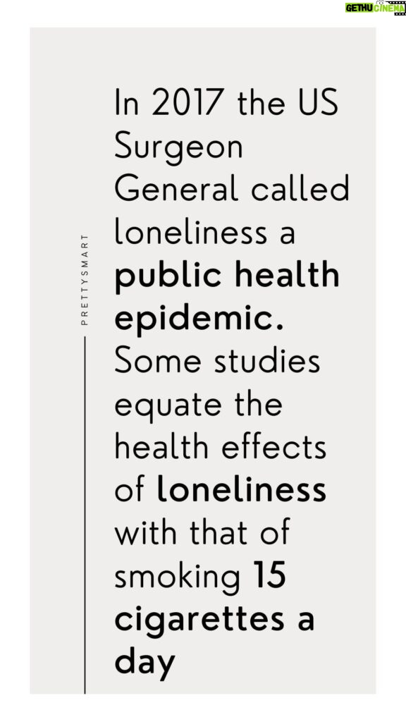 Danielle Robay Instagram - In 2017, the former US Surgeon General called loneliness a public health epidemic. Some studies equate the health effects of loneliness with that of smoking 15 cigarettes a day. As we approach the holidays I wanted to talk to an expert on combating loneliness @julie.schechter, CEO of @smallpackages