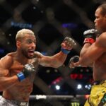 Danny Roberts Instagram - Down but not out! 🇬🇧🇬🇾 #UFC #UFC274 #UFCEurope #MMA #UKMMA #MixedMartialArts #JonesWrestling #HKickboxing #NoLimits #CombatSports Footprint Center