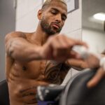 Danny Roberts Instagram - Wrapped up and ready to roll @ufceurope🥊 #UFC #UFC274 #UFCEurope #MMA #UKMMA #MixedMartialArts #JonesWrestling #HKickboxing #NoLimits #CombatSports Footprint Center